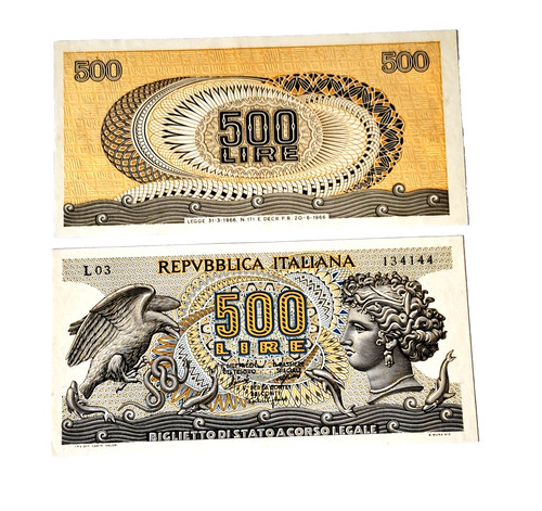 Banconota 500 lire - da,