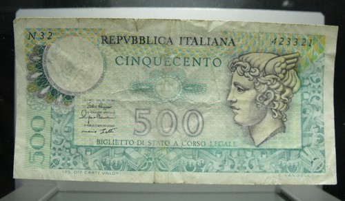 Banconota repubblica italiana - banconota,