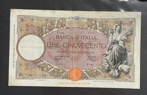 Banca italia banconota - banca, d'italia