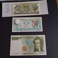 Vecchie Banconote Italiane Da