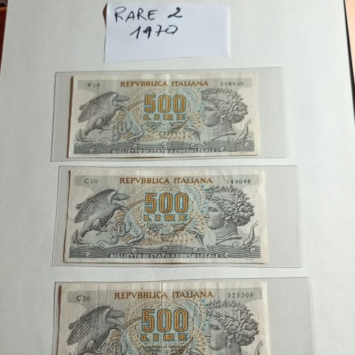 Lotto banconote 500 lire - 500,