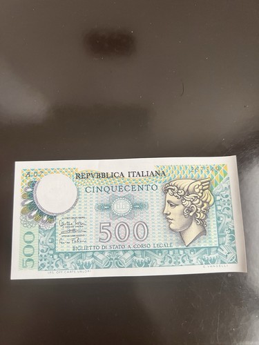 Banconota 500 lire carta - carta, rara!