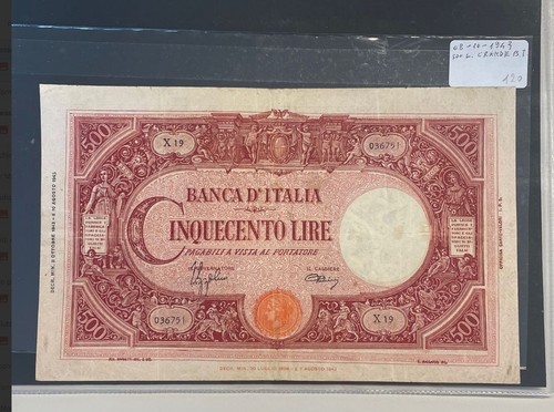 Banca italia banconota - nl*,