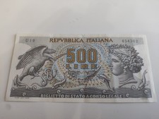 500 Lire Aretusa. Banconota