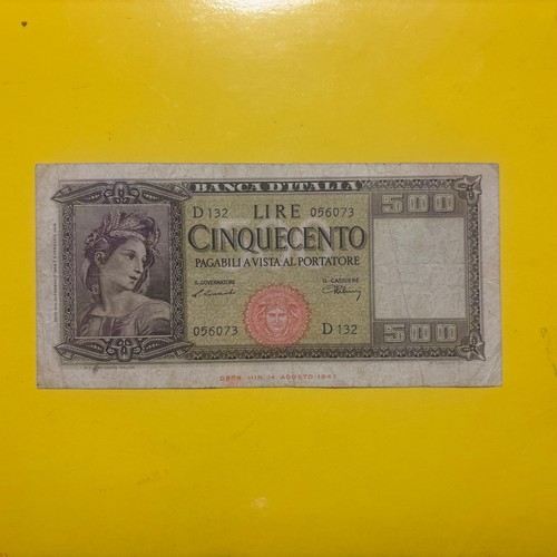 Banconota 500 lire - banconota,