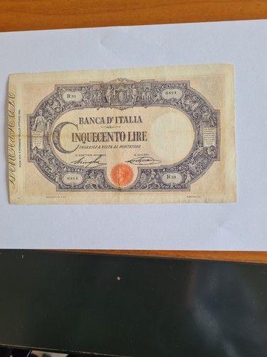 Banconota 500 lire matrice - 500,