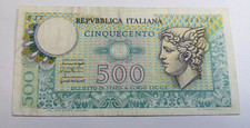 BANCONOTA DA LIRE 500 LIRE -
