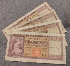 LOTTO BANCONOTE ITALIANE: 500