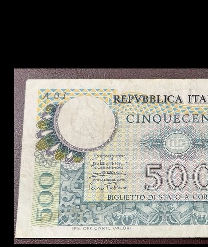 Banconota 500 lire aretusa - 500,