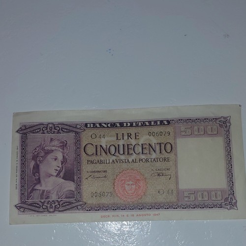 Banca italia banconota regno - banca, d'italia