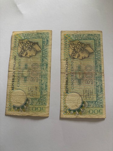 Banconota 500 lire - banconota,