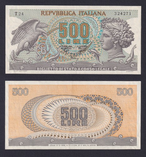 Banconota italia 500 lire - banconota,