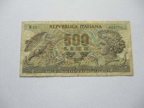 Banconota 500 lire - , italiana