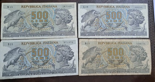 Banconote 500 lire aretusa - 500,