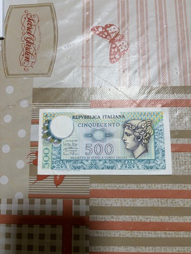 Banconota 500 lire - 500, alata