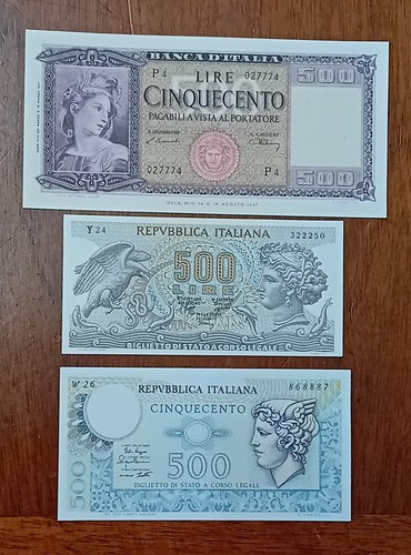 Banconote 500 lire - 3,