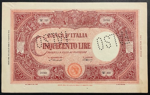 500 lire 1943 grande - lire,