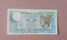 BANCONOTA 500 LIRE MERCURIO