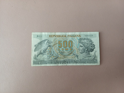 Banconota 500 lire aretusa - banconota,