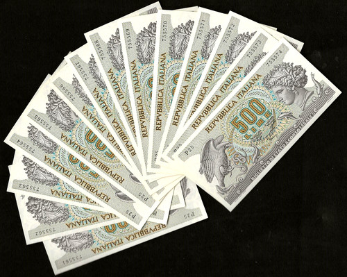 Banconota 500 lire - x, 1