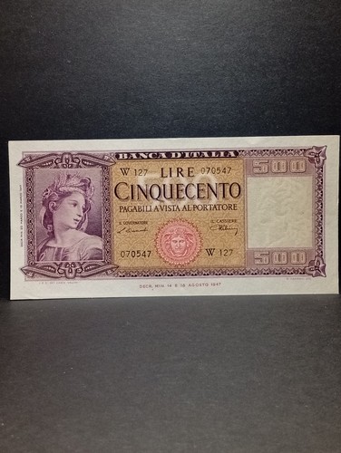 Banconota superlativa 500 - da,