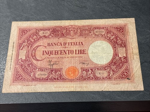 Banconota 500 lire - banconota, da