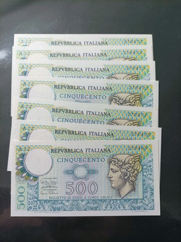 Banconota 500 lire - banconota, mercurio