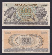 Banconota Italia 500 lire
