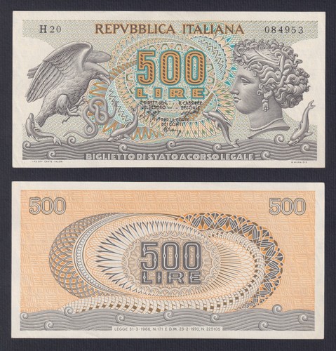 Banconota italia 500 - italia,