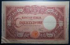 banconota da 500 LIRE tipo