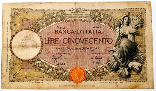 Banconota 500 lire - 500,