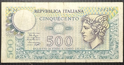 Banconota sostitutiva 500 lire