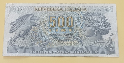 Banconota rara 500 lire - banconota,