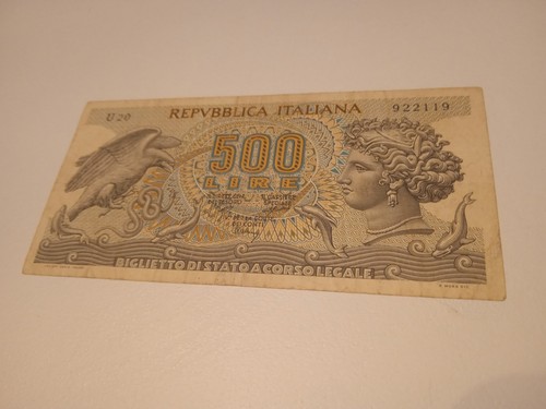 Banconota 500 lire - 500, aretusa
