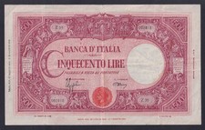 Banconota Italia 500 lire
