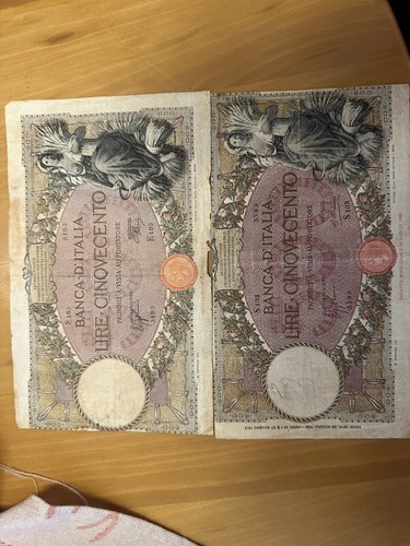 500 lire vecchia - 500,