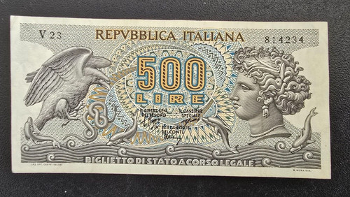 Banconota repubblica italiana - repubblica,