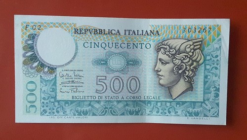 Banconota 500 lire mercurio - banconota,