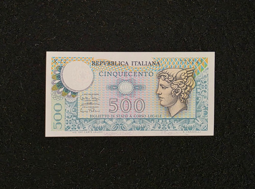 Banconota italia 500 lire - banconota,
