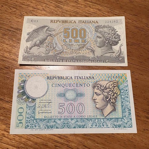 Banconota italia 500 - banconota,