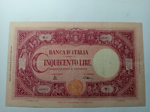 500 lire grande - lire, "c"