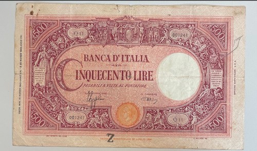 Banca italia banconota - nl*, d'italia
