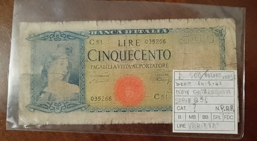 Banca italia banconota - banca, d'italia