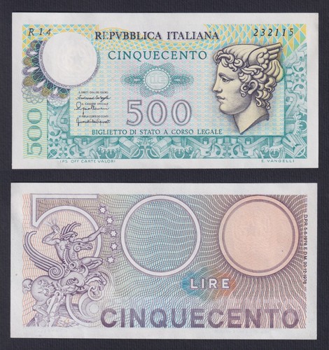 Banconota italia 500 - italia,