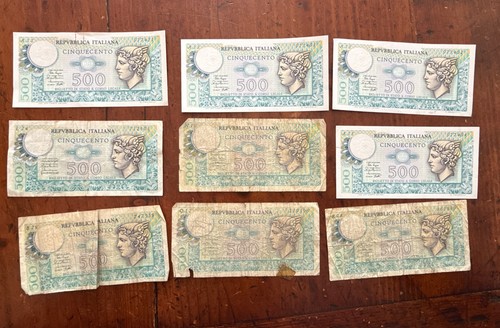 Banconote 500 lire mercurio - 500,