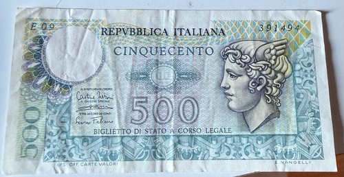 Banconota repubblica italiana - banconota,