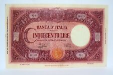 500 LIRE GRANDE "C" 30 / 03 /
