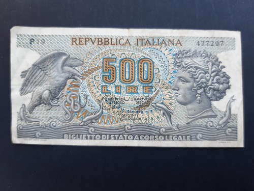Banconota italia 500 lire 1967 - 500,