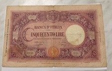 Banconota 500 LIRE grande C