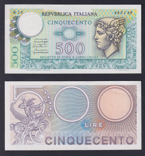 Banconota italia 500 - italia,